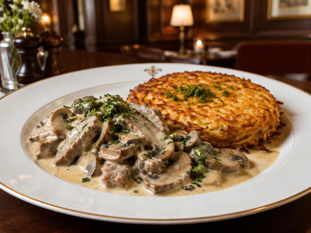 Representative swiss classic food for Kronenhalle
