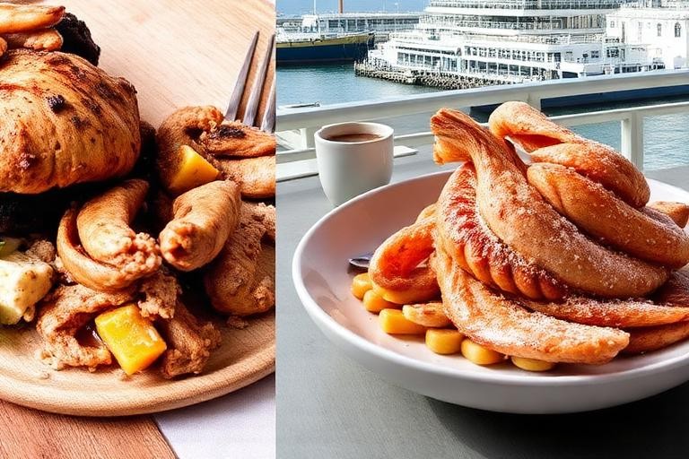 Representative greek seafood food for Varoulko Seaside