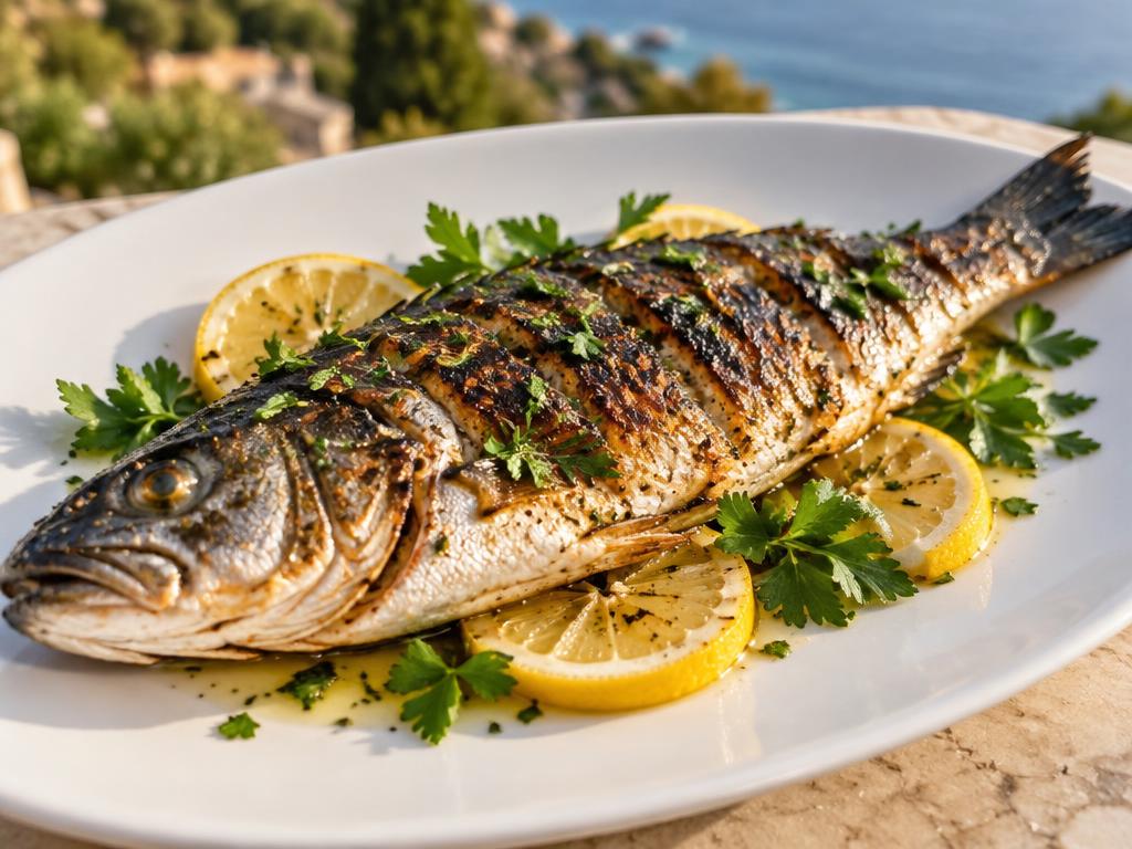 Grilled Adriatic fish