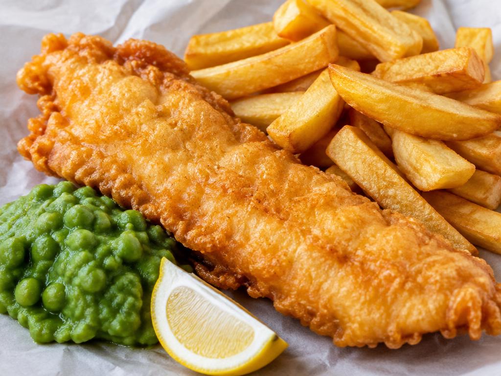 Representative fish & chips food for Leo Burdock