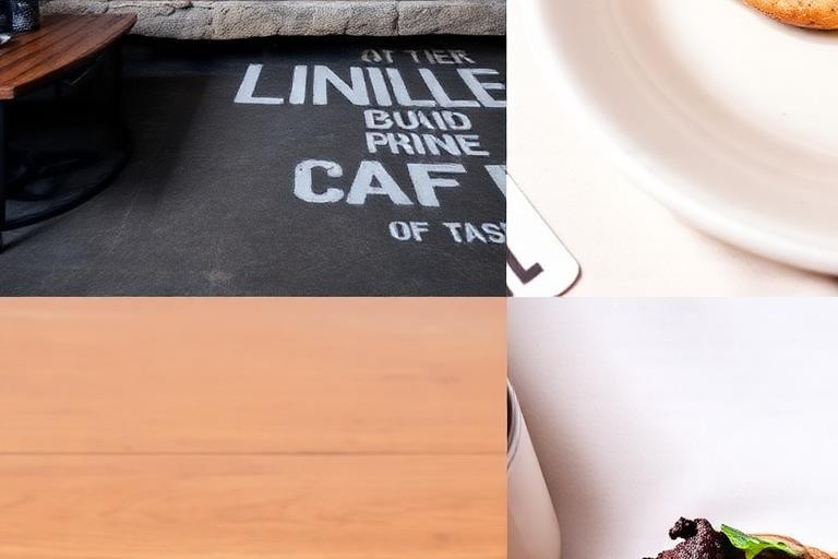 Representative café & desserts food for Little Kook