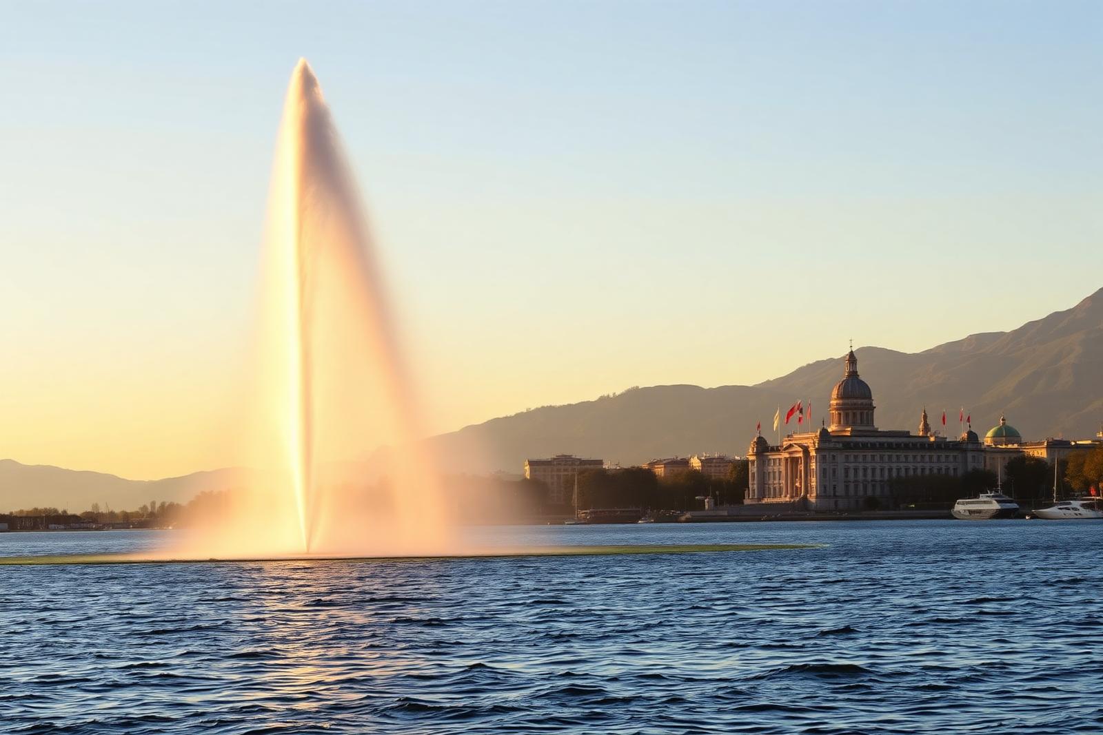 Jet d'Eau & Lakefront Walk