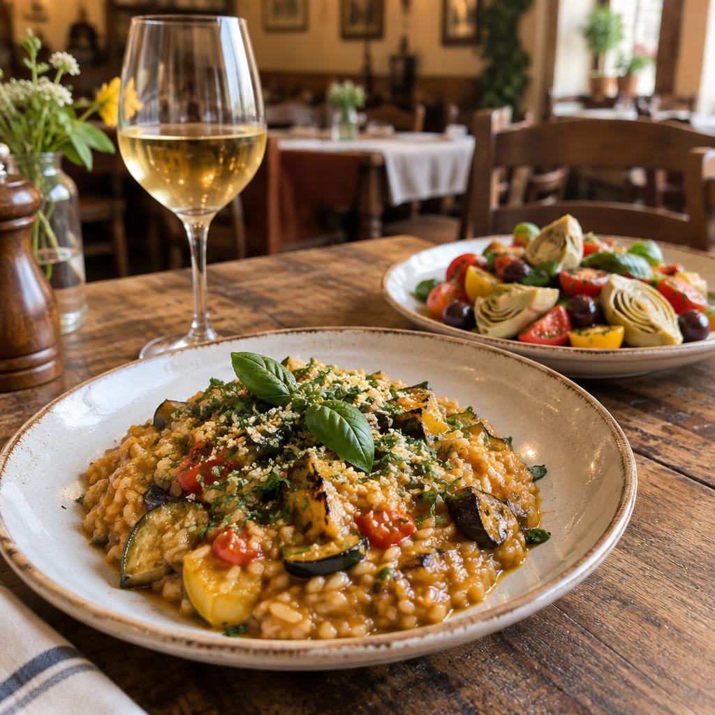 Representative vegan food for La Tecia Vegana