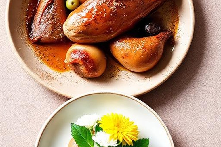 Representative vegan / french food for Le Potager du Marais