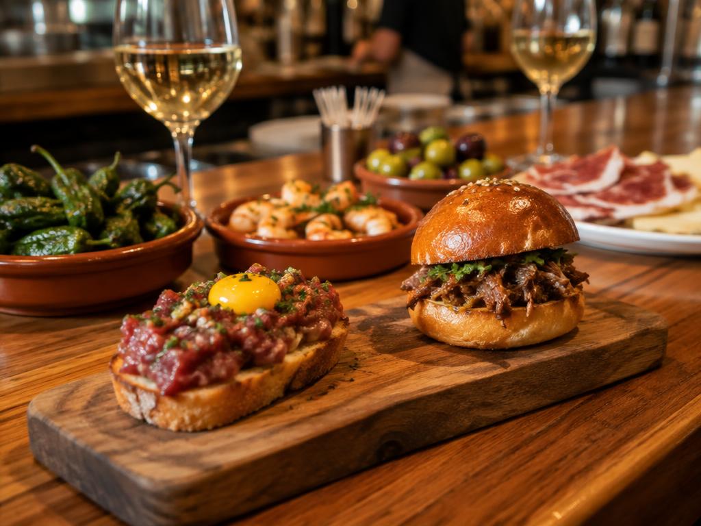 Representative tapas food for Bar del Pla
