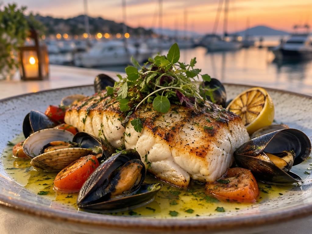 Representative greek seafood food for Varoulko Seaside