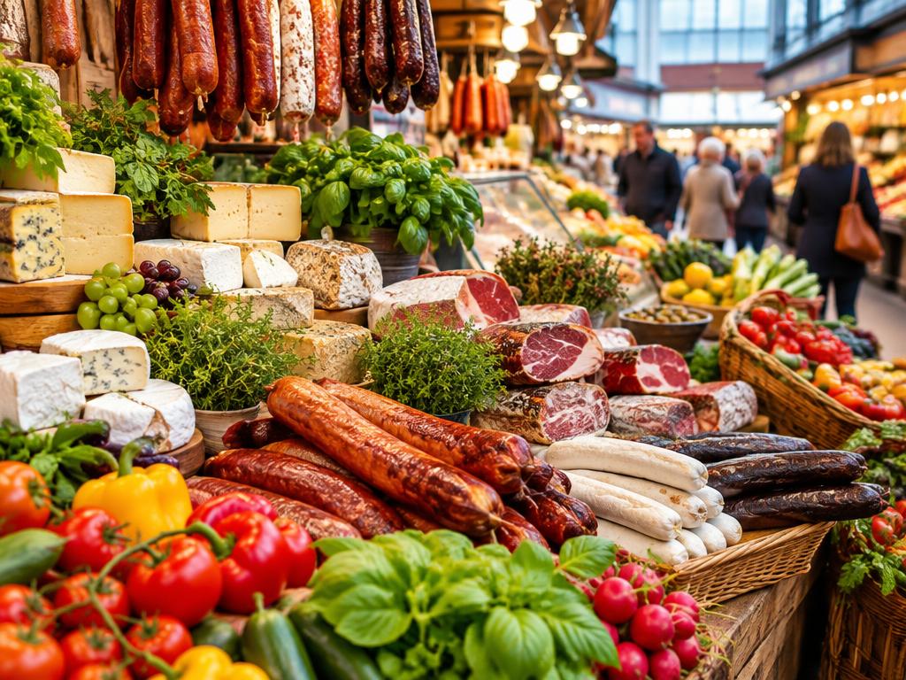 Representative market hall food for Kleinmarkthalle