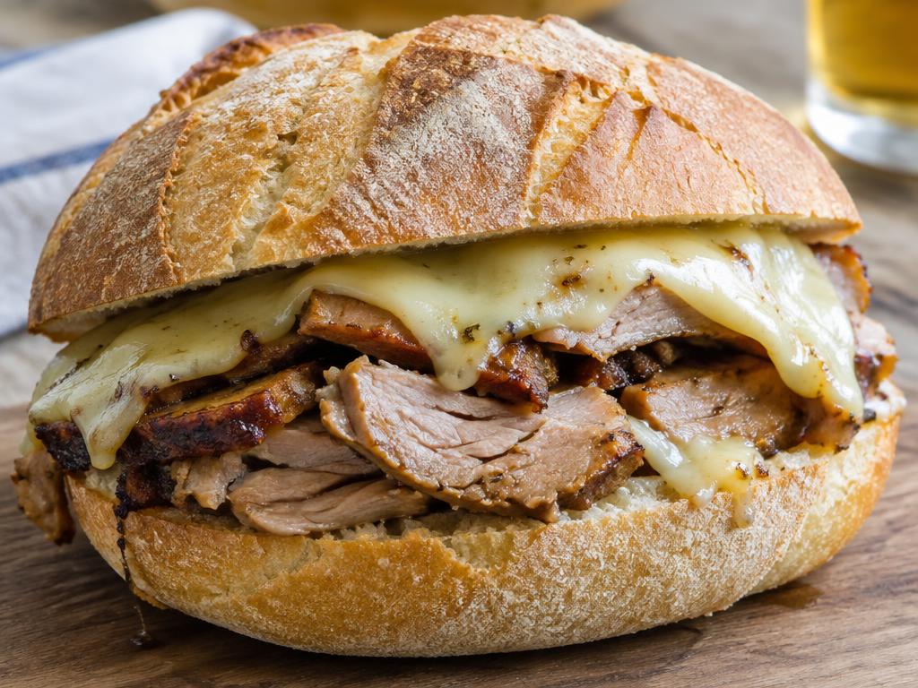 Representative portuguese sandwiches food for Casa Guedes