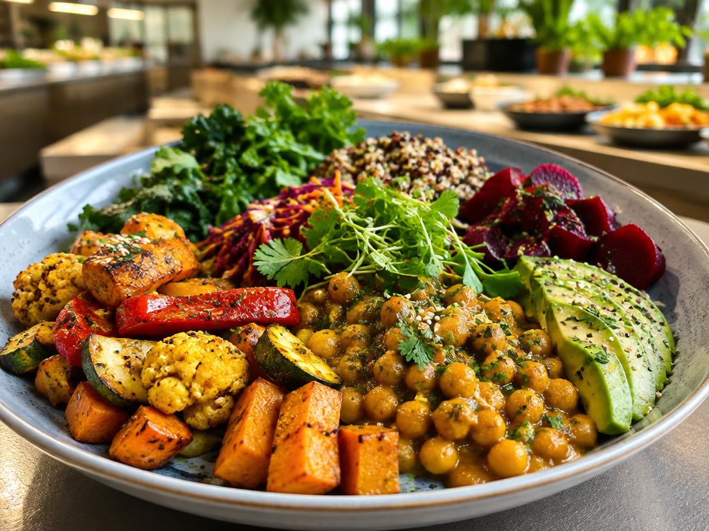 Representative vegetarian / vegan food for Hiltl