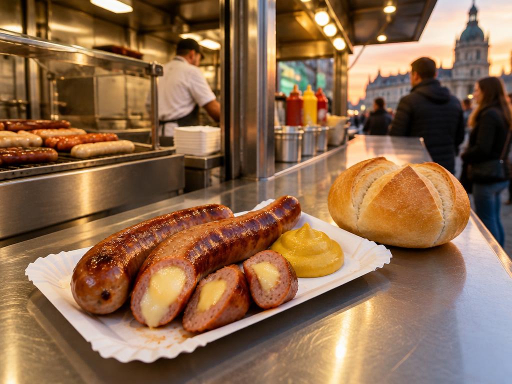 Representative sausages food for Bitzinger Würstelstand