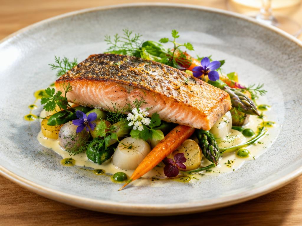 Representative modern austrian food for Steirereck