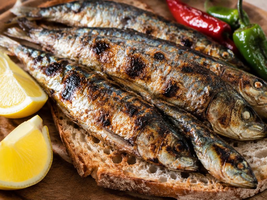 Sardinhas assadas