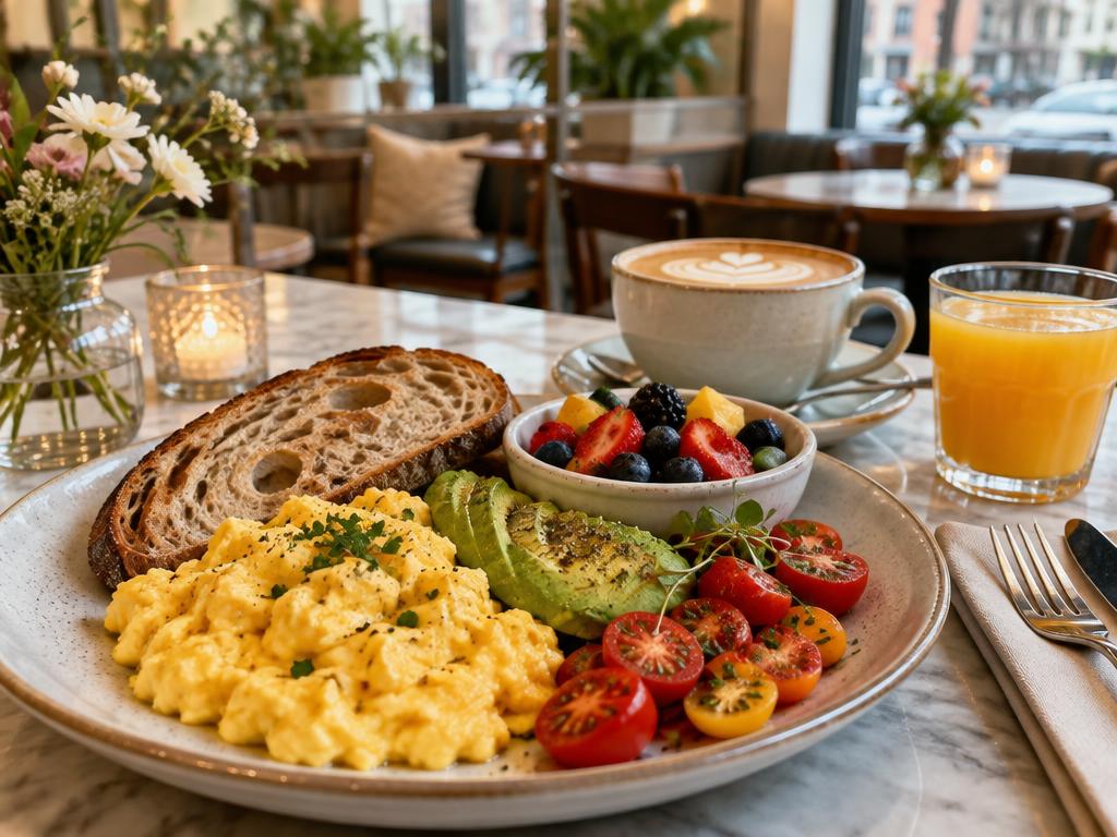 Representative café / breakfast food for Café Karin