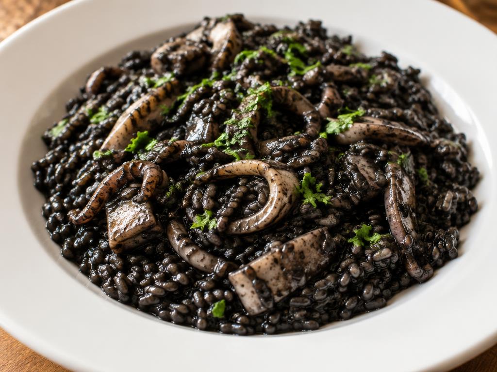 Black risotto (crni rižot)
