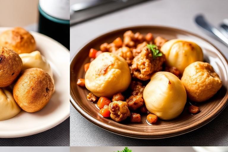 Goulash with dumplings