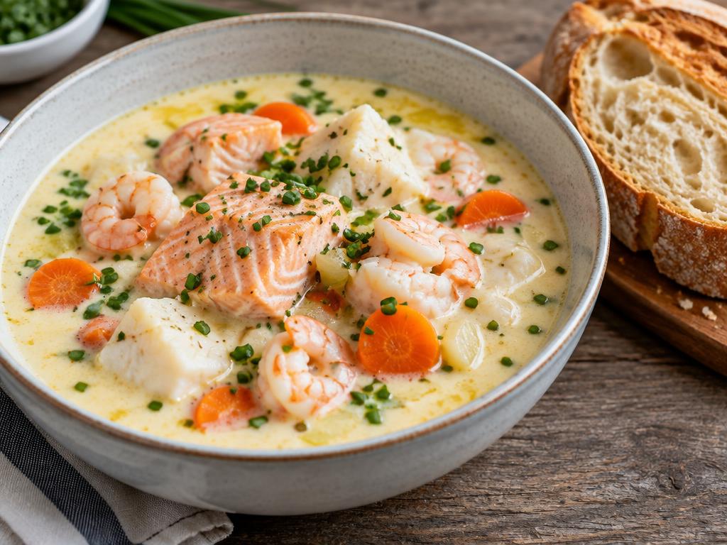 Fiskesuppe (fish soup)