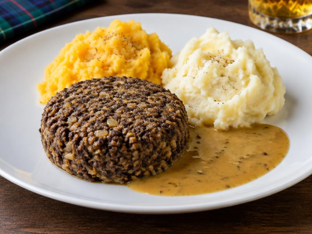 Haggis, neeps & tatties