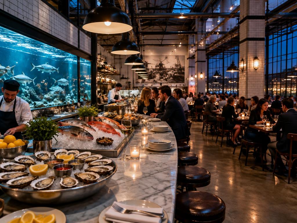 Representative nordic seafood food for Kødbyens Fiskebar