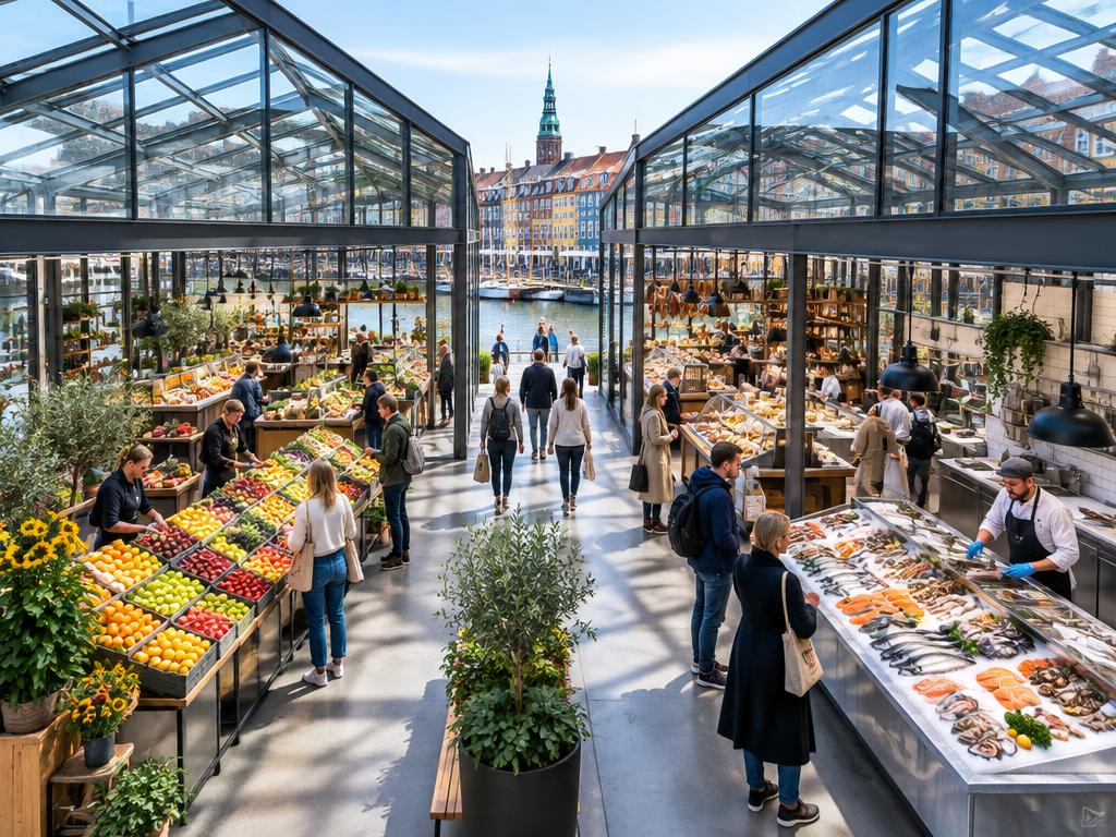 Representative food market food for Torvehallerne