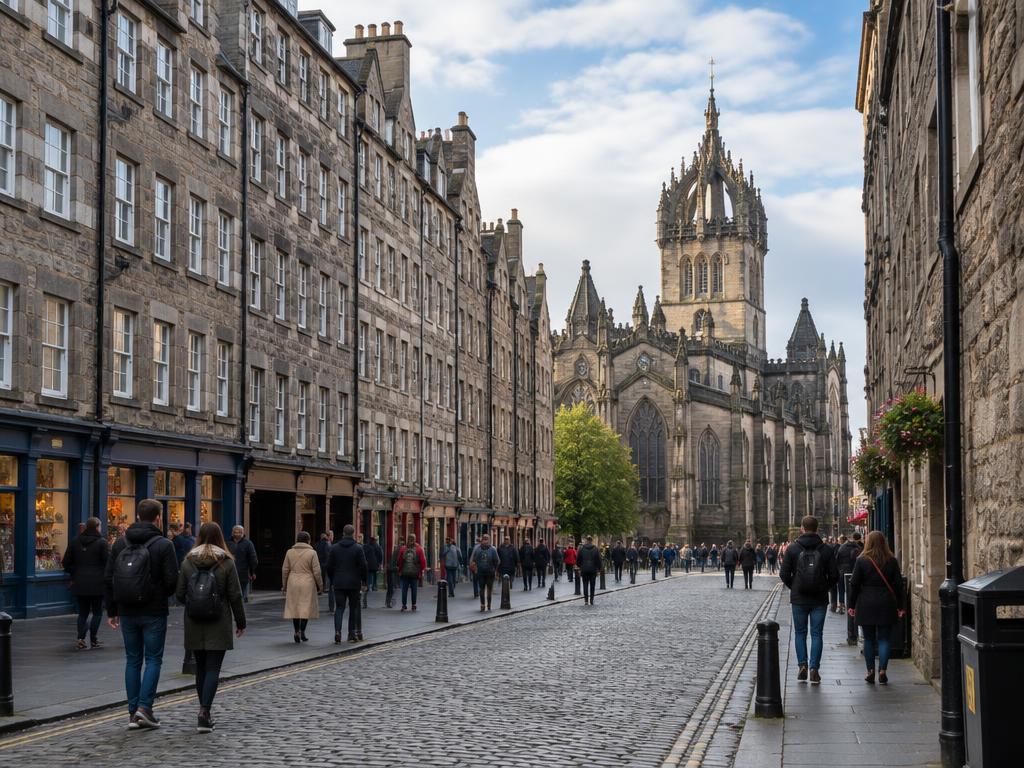 The Royal Mile & St Giles' Cathedral