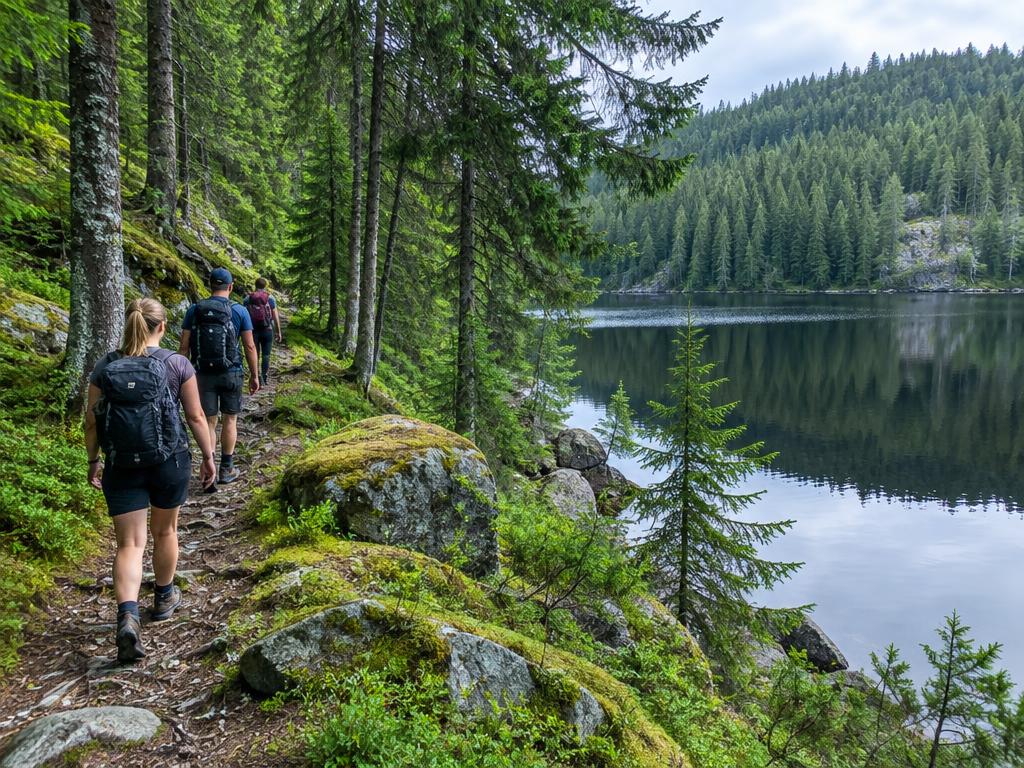 Nordmarka Forest & Lake Hike