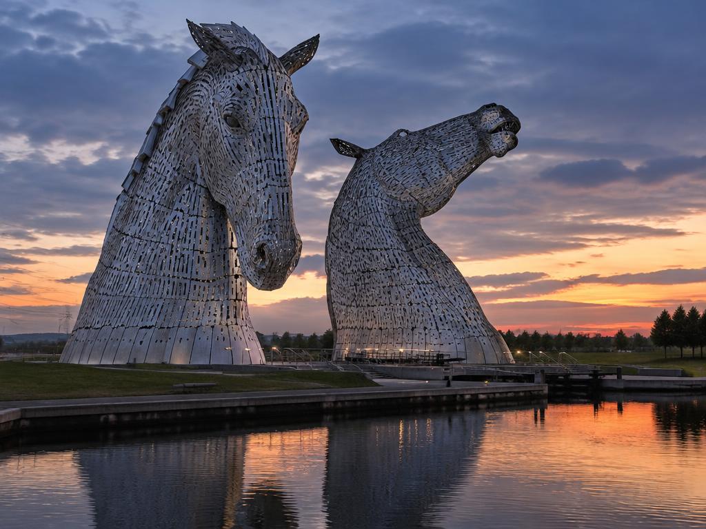 The Kelpies & Falkirk Wheel